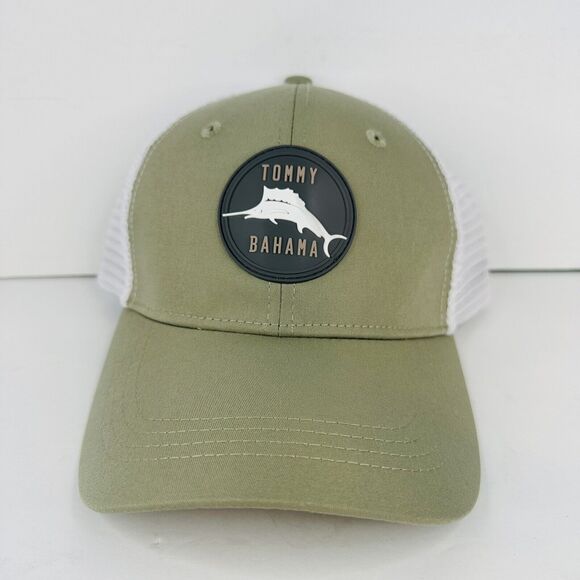 Tommy Bahama Men's Tip Your Cap Baseball Cap Adjustable SnapBack Sage Green Mesh - Picture 1 of 5